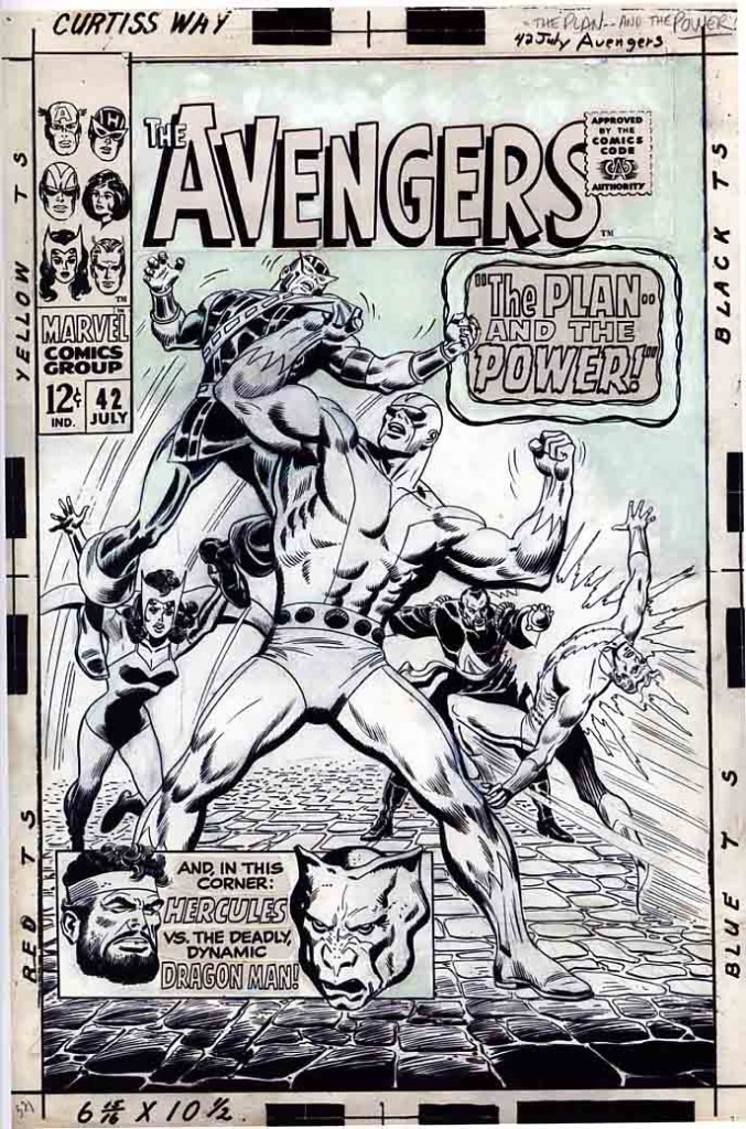 Buscema Avengers cover