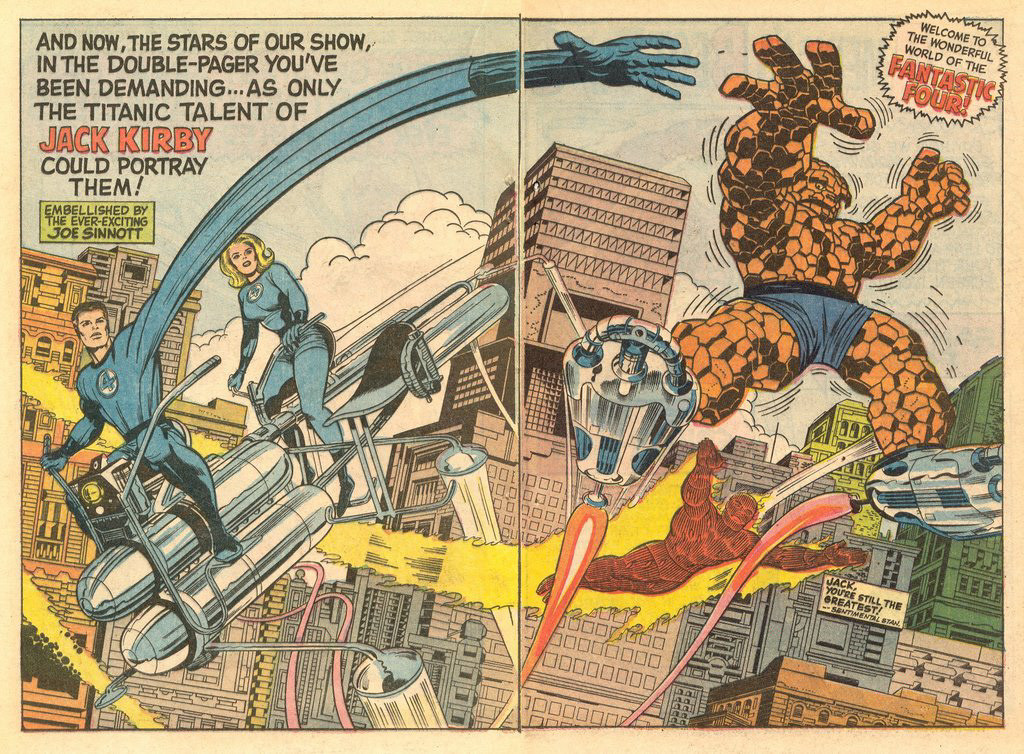 Fantastic Four Annual #5 double splash page